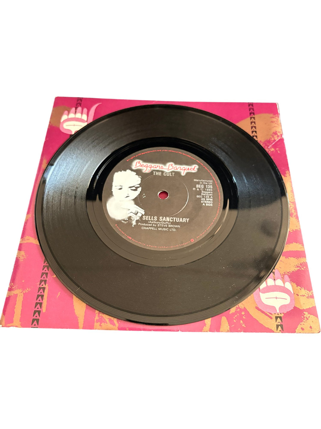 The Cult She Sells Sanctuary Vinyl - Good - Think Vintage ltd