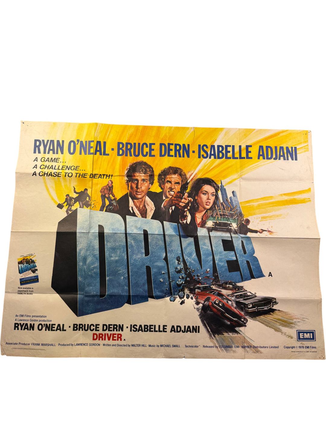 The Driver 1978 Movie Quad Poster - Think Vintage