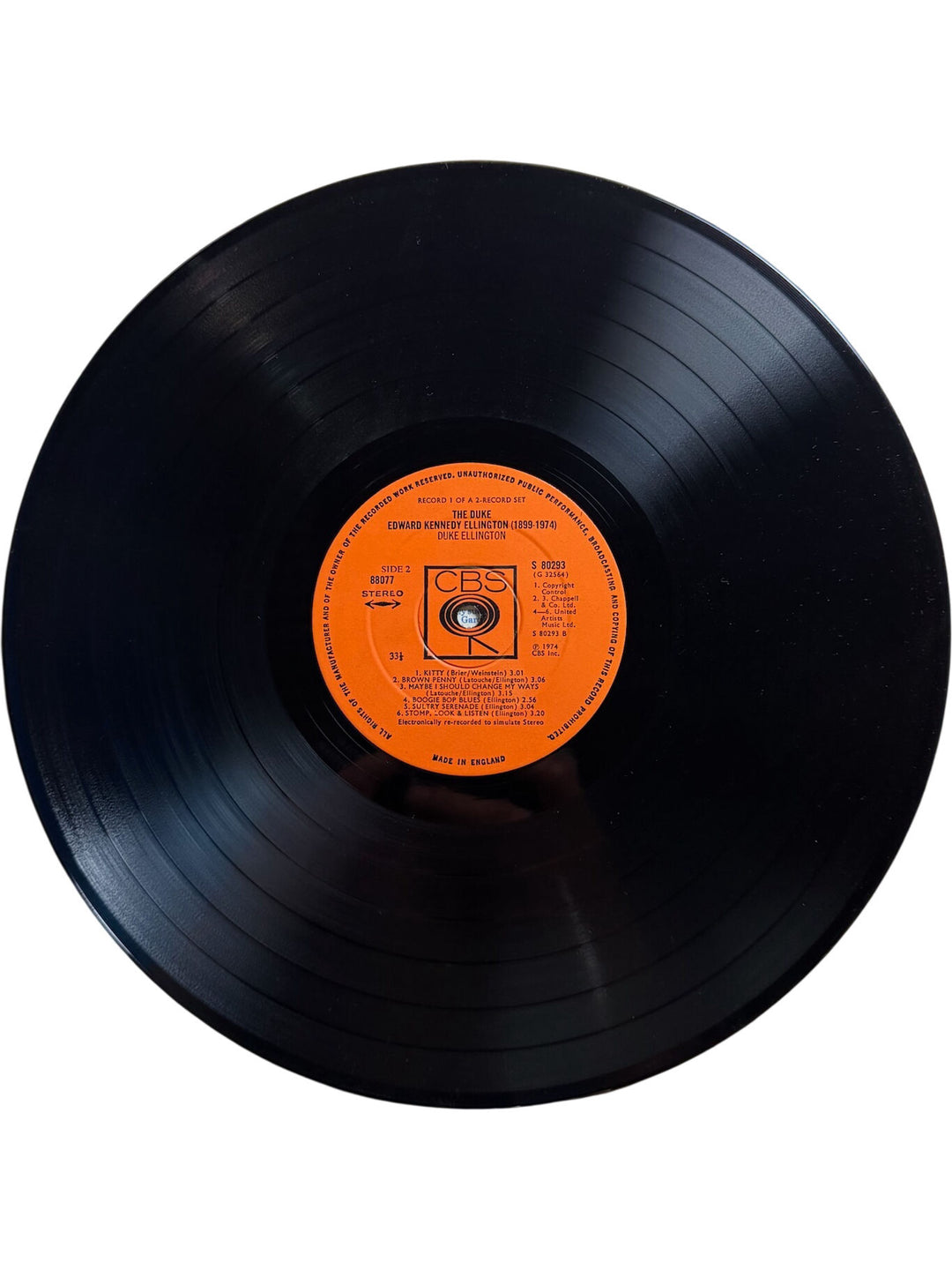 The Duke Edward Kennedy Ellington Vinyl Record - Very Good+