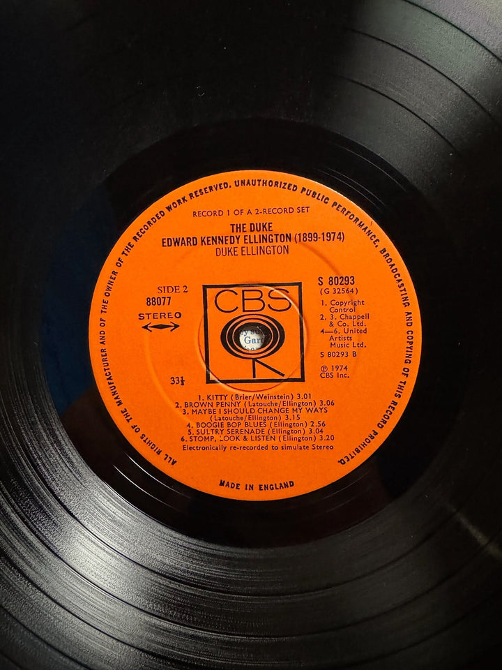 The Duke Edward Kennedy Ellington Vinyl Record - Very Good+