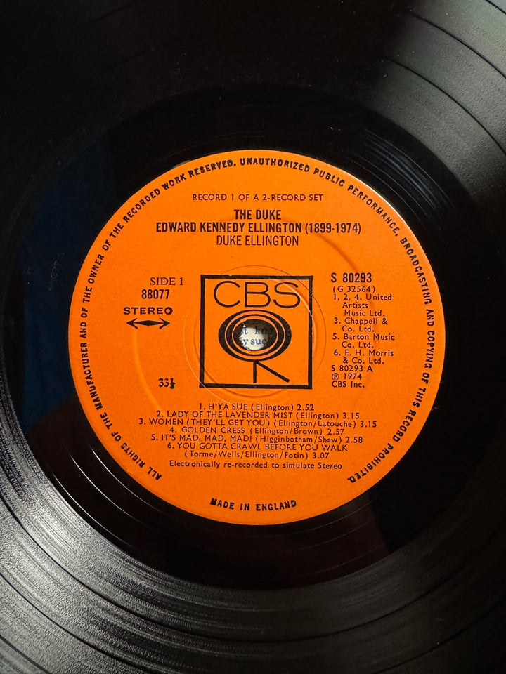 The Duke Edward Kennedy Ellington Vinyl Record - Very Good+