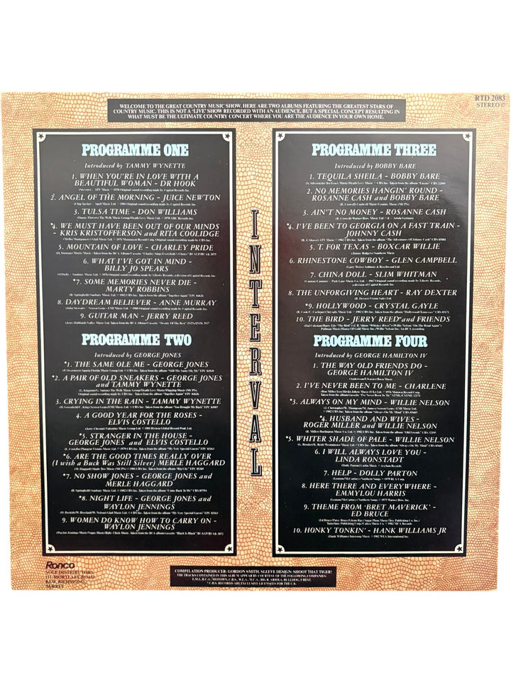 The Great Country Music Show Double Album - Good - Think Vintage ltd