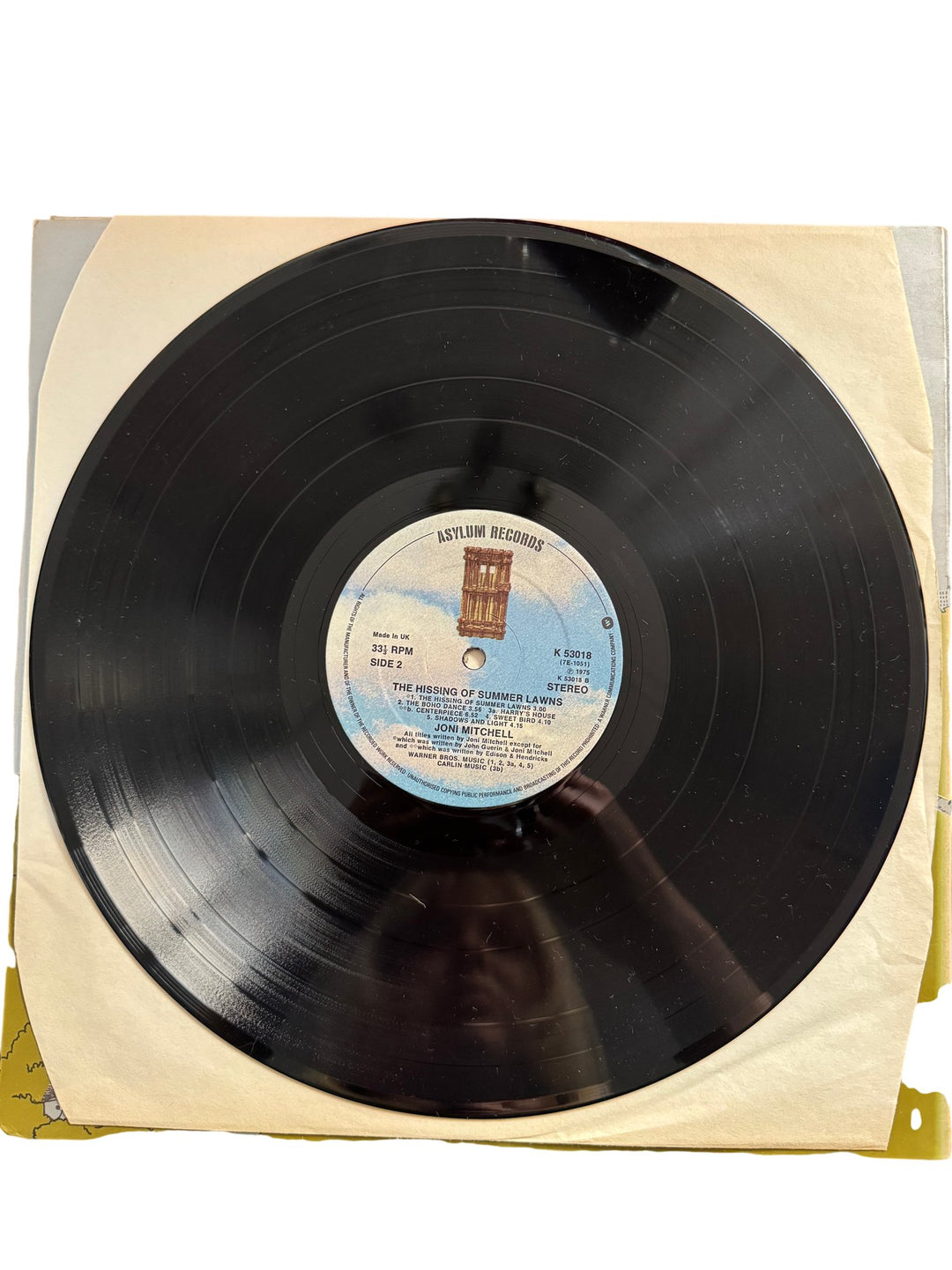 The Hissing of Summer Lawns Record - Fair - Think Vintage ltd