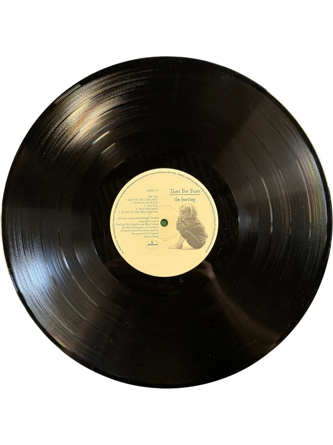 The Hurting Vinyl Record by Tears For Fears - Think Vintage