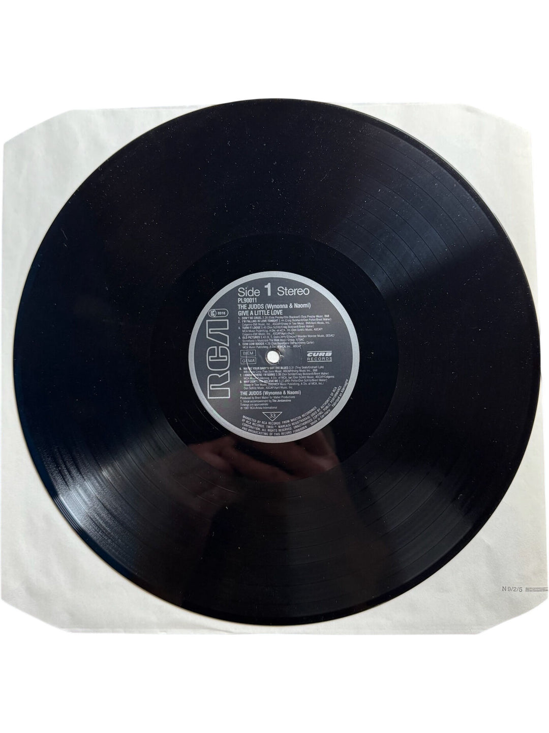 The Judds Give A Little Love Vinyl Album - Very Good+