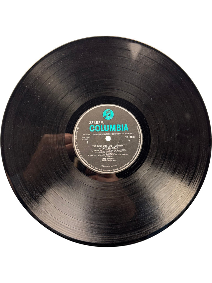 The Last Will And Testament Of Jake Thackray Vinyl - Think Vintage ltd