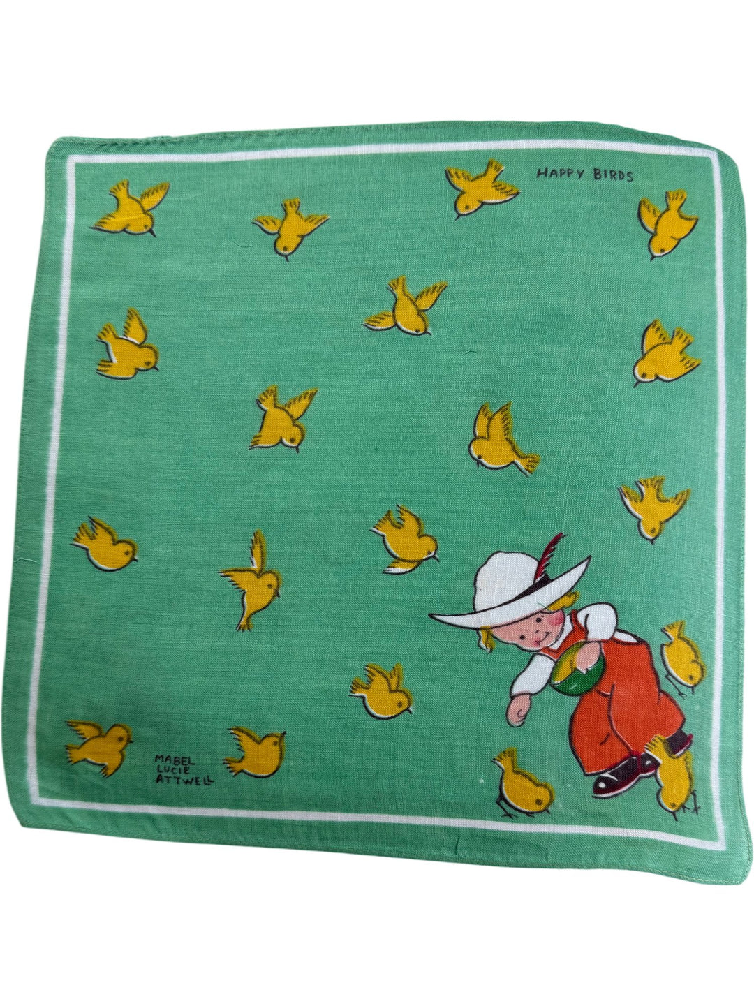 The Lucie Attwell Hanky Painting Book Vintage Collectable - Think Vintage ltd