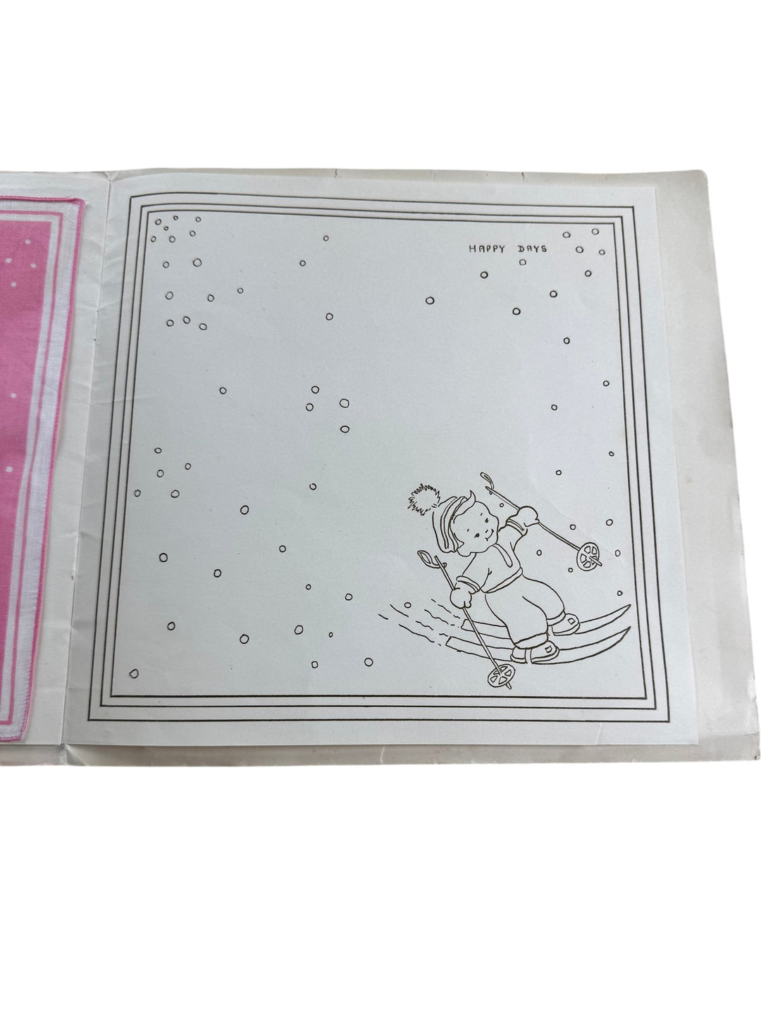 The Lucie Attwell Hanky Painting Book Vintage Collectable - Think Vintage ltd
