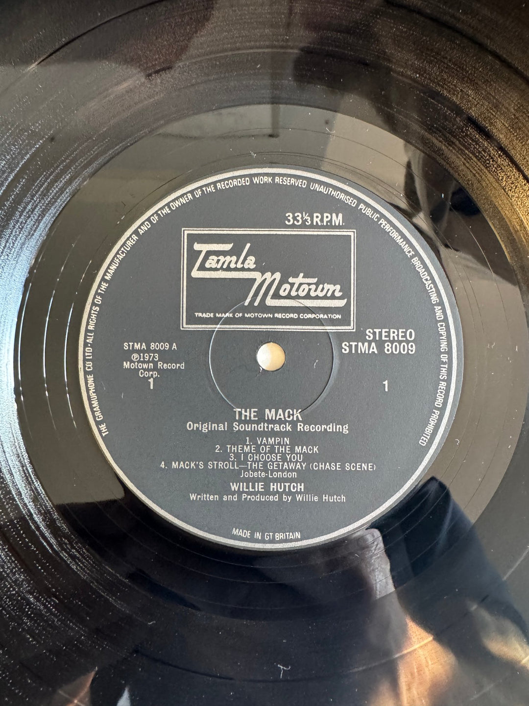 The Mack Original Soundtrack Willie Hutch - Very Good - Think Vintage ltd