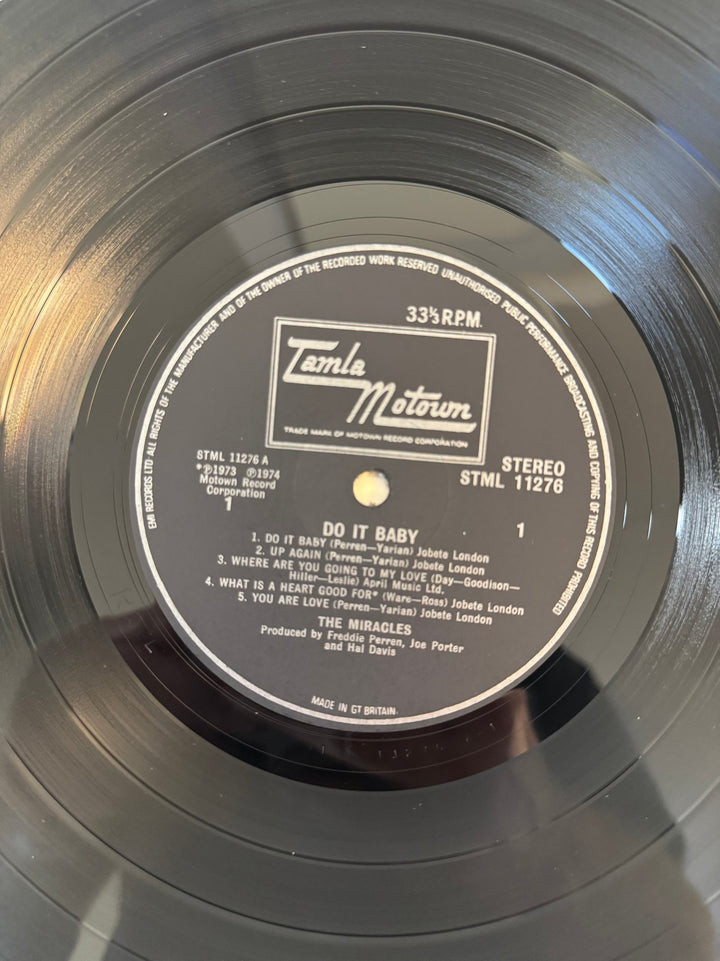 The Miracles Do It Baby Album - Think Vintage ltd