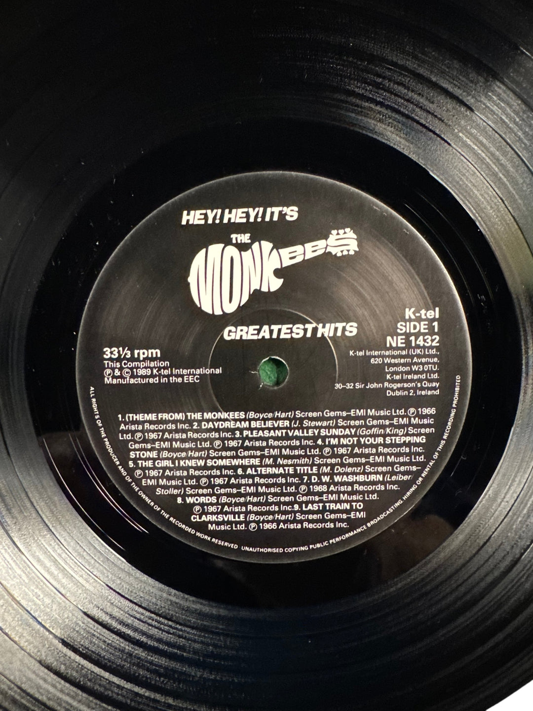 The Monkees Greatest Hits Vinyl Record - Think Vintage