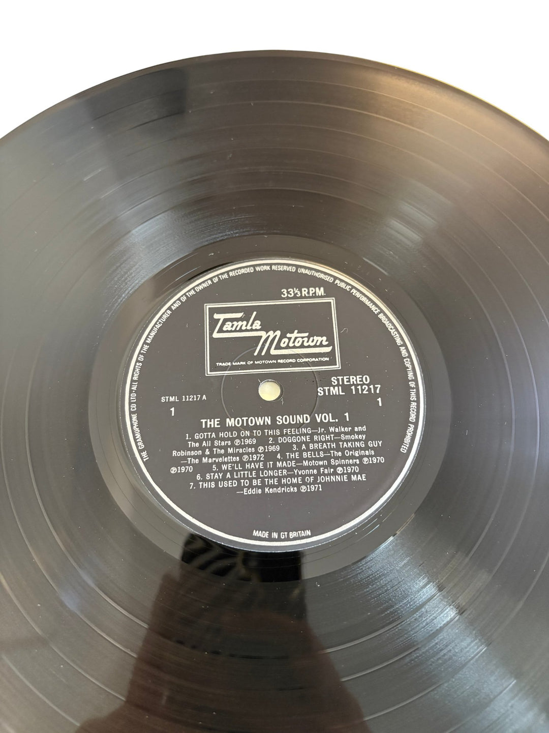 The Motown Sound Volume One Vinyl - Very Good - Think Vintage ltd