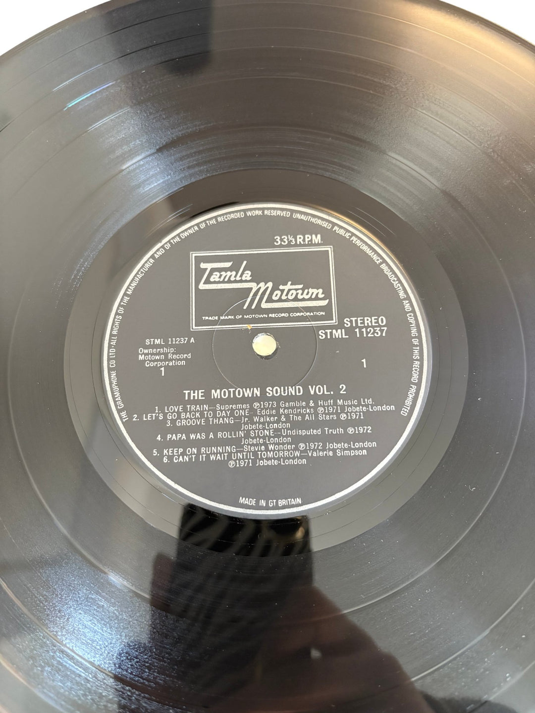 The Motown Sound Volume Two Vinyl - Very Good - Think Vintage ltd