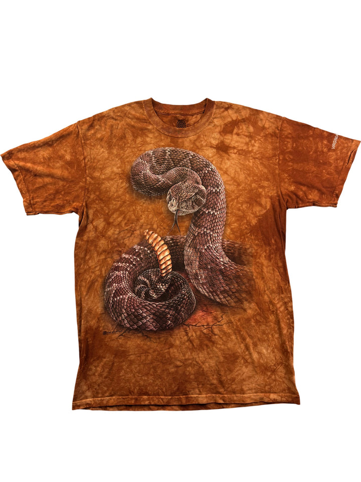 The Mountain Tie-Dye T-Shirt - L - Think Vintage ltd