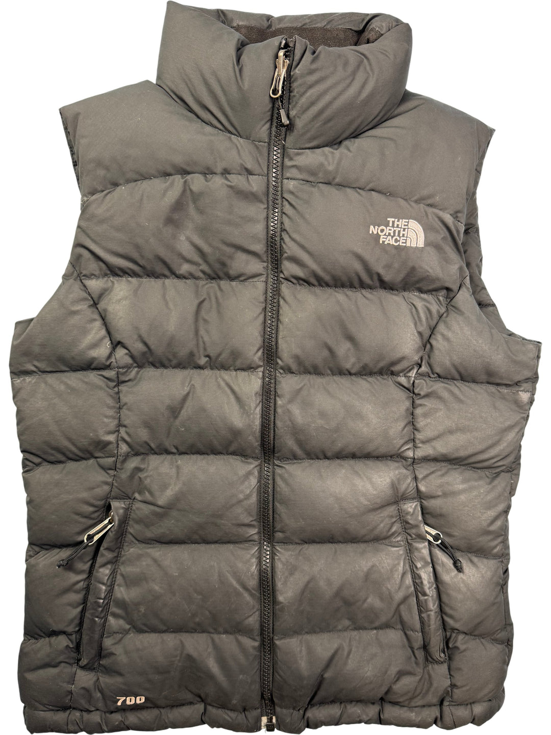 The North Face Black Puffer Vest - S - Think Vintage