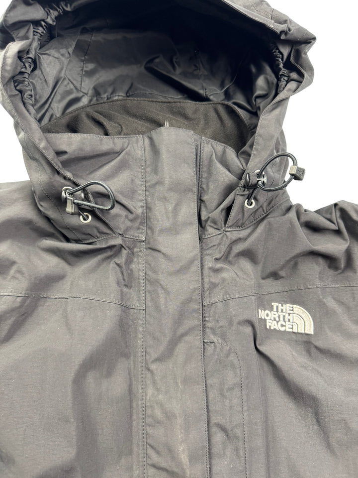 The North Face Women's Black Hooded Windbreaker - S - Think Vintage