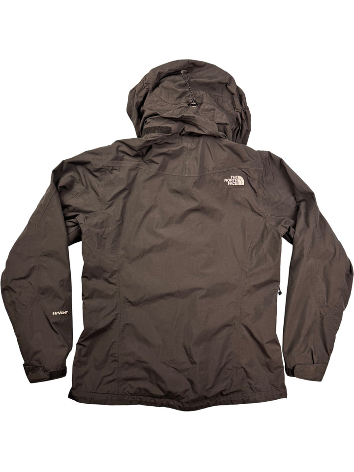 The North Face Women's Black Hooded Windbreaker - S - Think Vintage Online Ltd