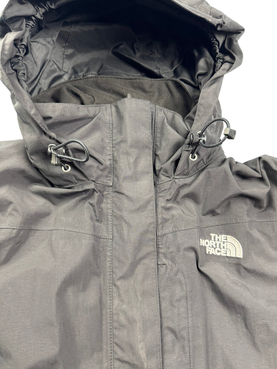 The North Face Women's Black Hooded Windbreaker - S - Think Vintage Online Ltd