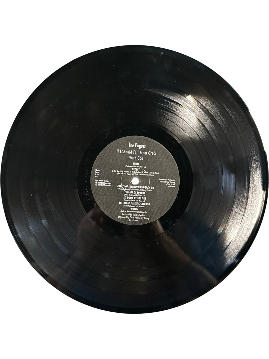 The Pogues 'If I Should Fall From Grace With God' Vinyl Record - Think Vintage