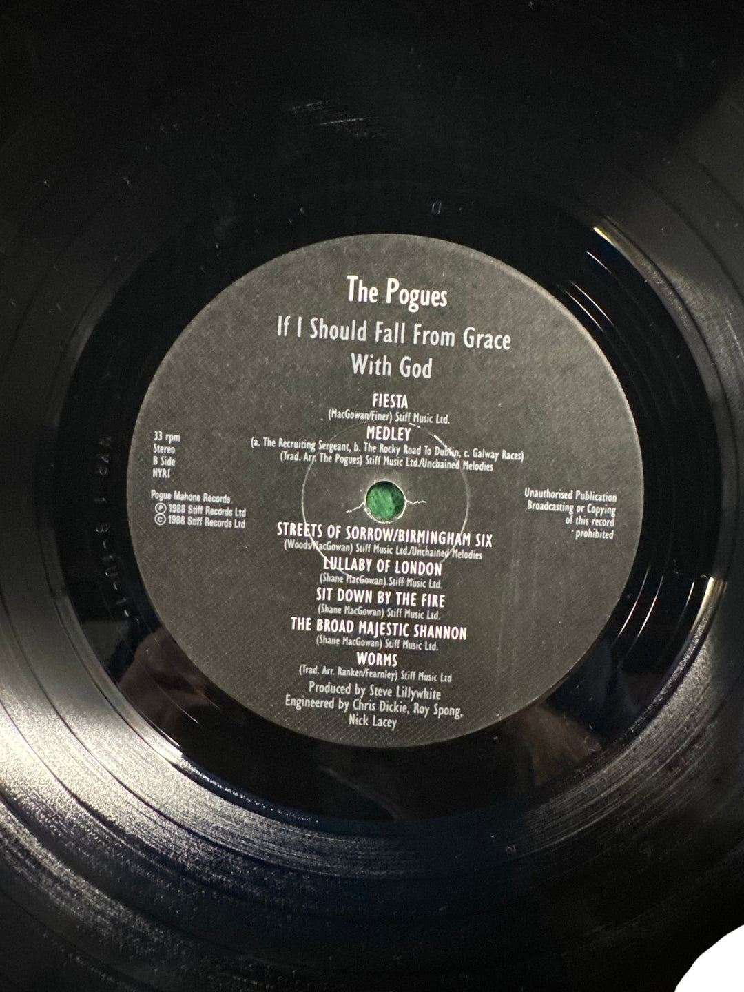 The Pogues 'If I Should Fall From Grace With God' Vinyl Record - Think Vintage