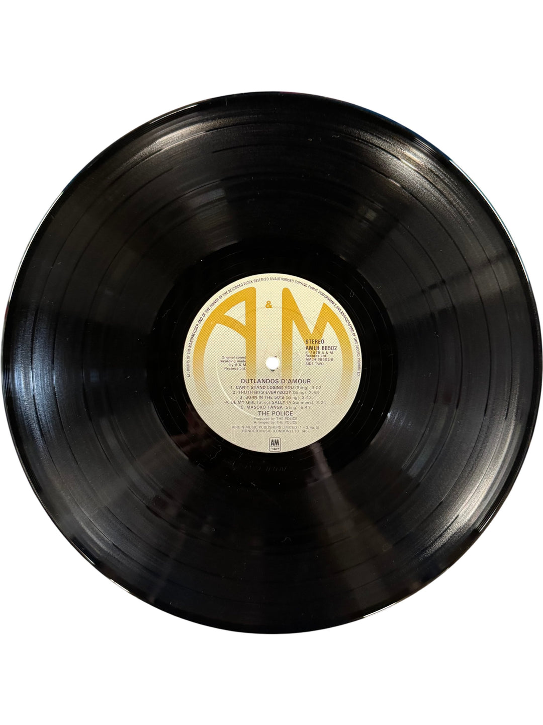 The Police Outlandos d'Amour Vinyl Record - Think Vintage