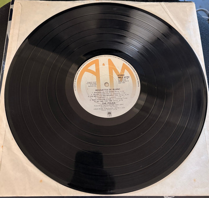 The Police Regatta de Blanc Vinyl Record - Fair - Think Vintage ltd
