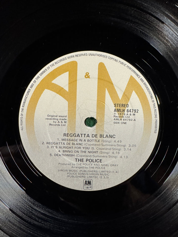 The Police Reggatta de Blanc Vinyl Record - Think Vintage