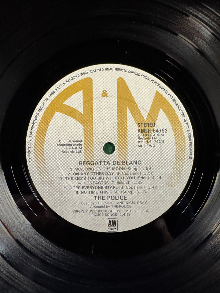 The Police Reggatta de Blanc Vinyl Record - Think Vintage