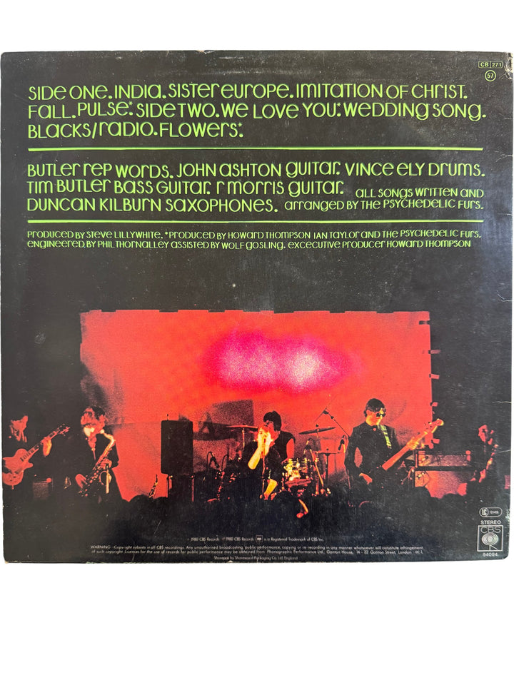 The Psychedelic Furs Self-Titled Vinyl Album
