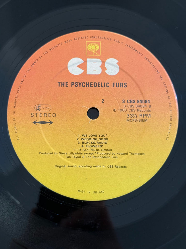 The Psychedelic Furs Self-Titled Vinyl Album