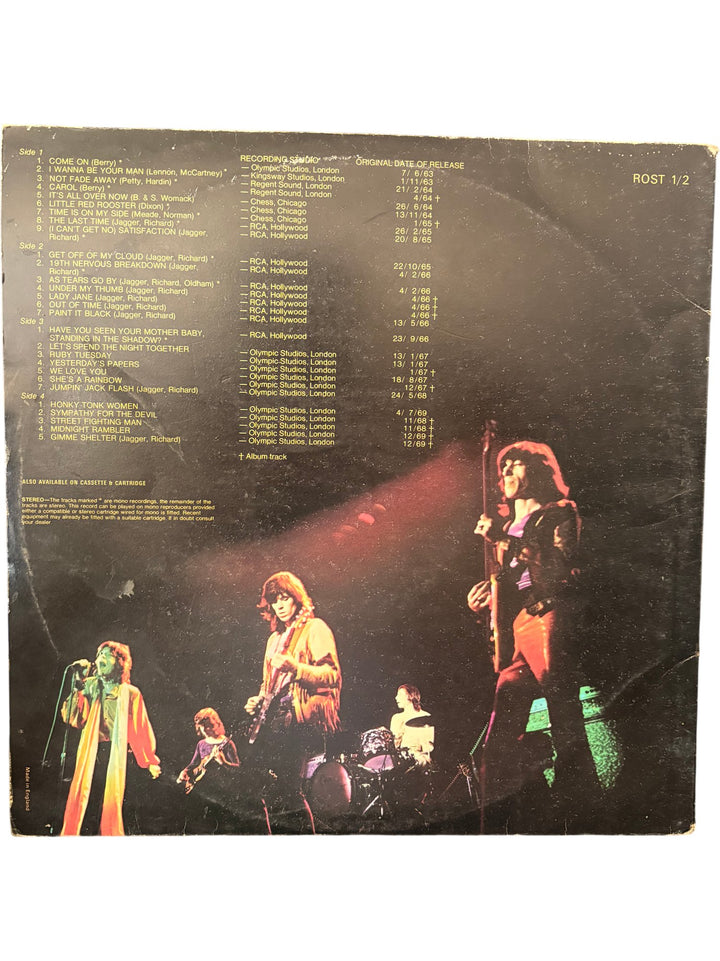 The Rolling Stones Rolled Gold Vinyl Album - Fair - Think Vintage ltd