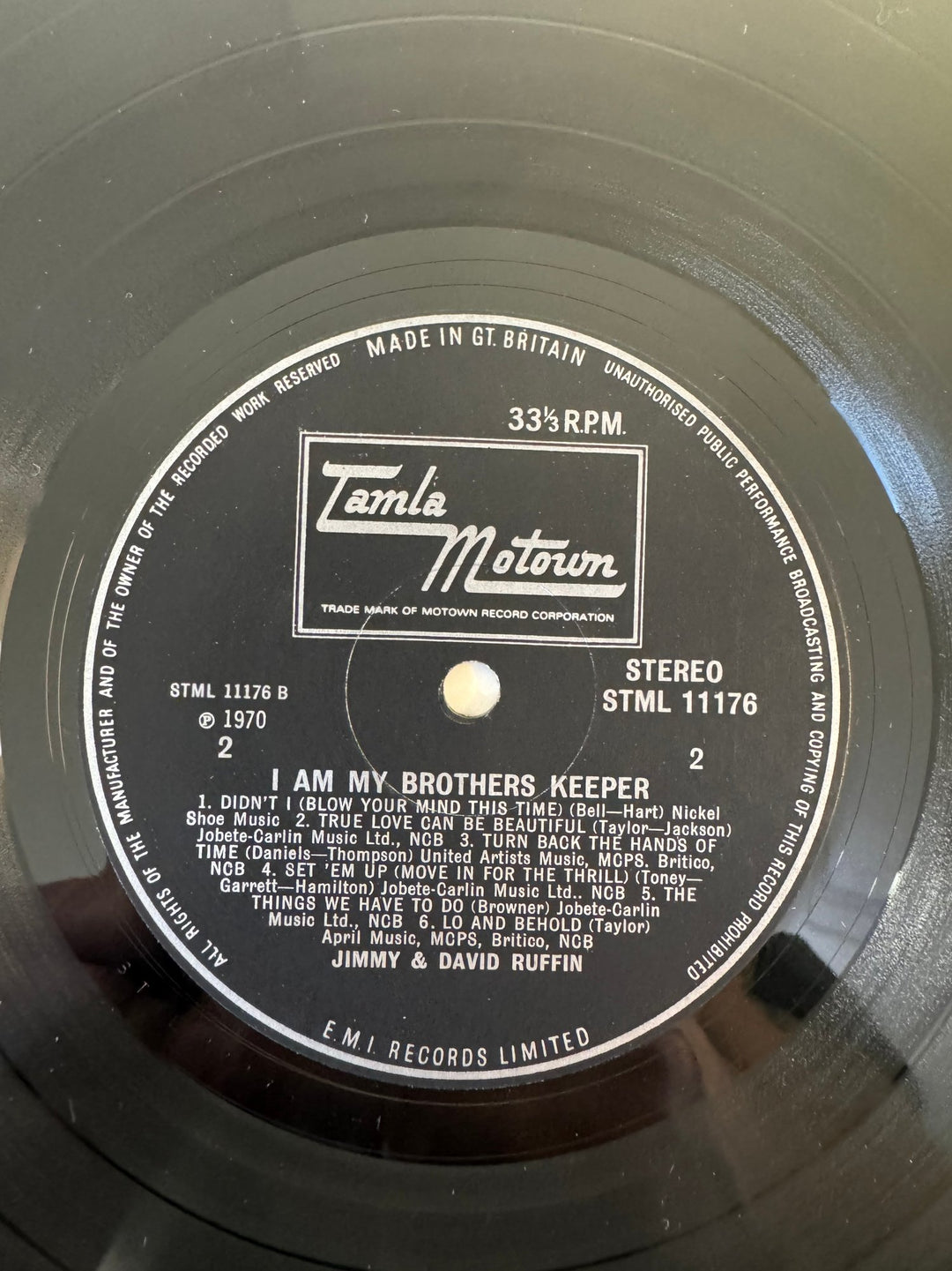 The Ruffin Brothers I Am My Brother's Keeper LP - Think Vintage ltd