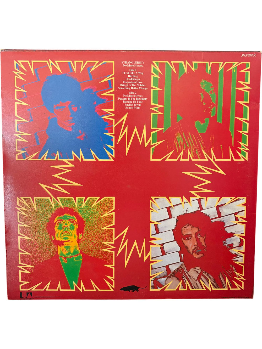 The Stranglers No More Heroes Vinyl Record - Good - Think Vintage ltd