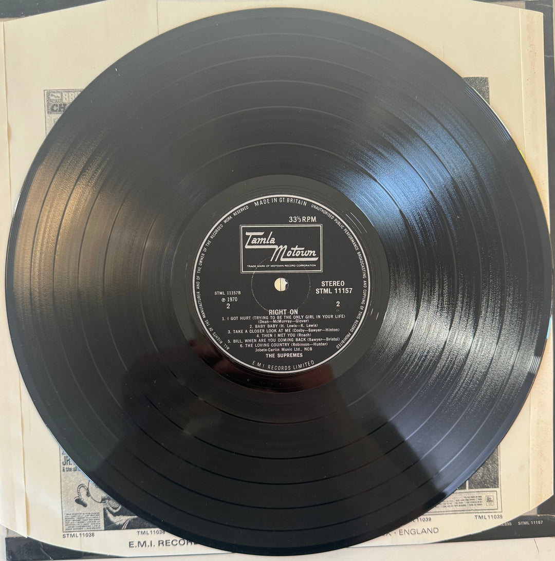 The Supremes Right On LP - Think Vintage ltd