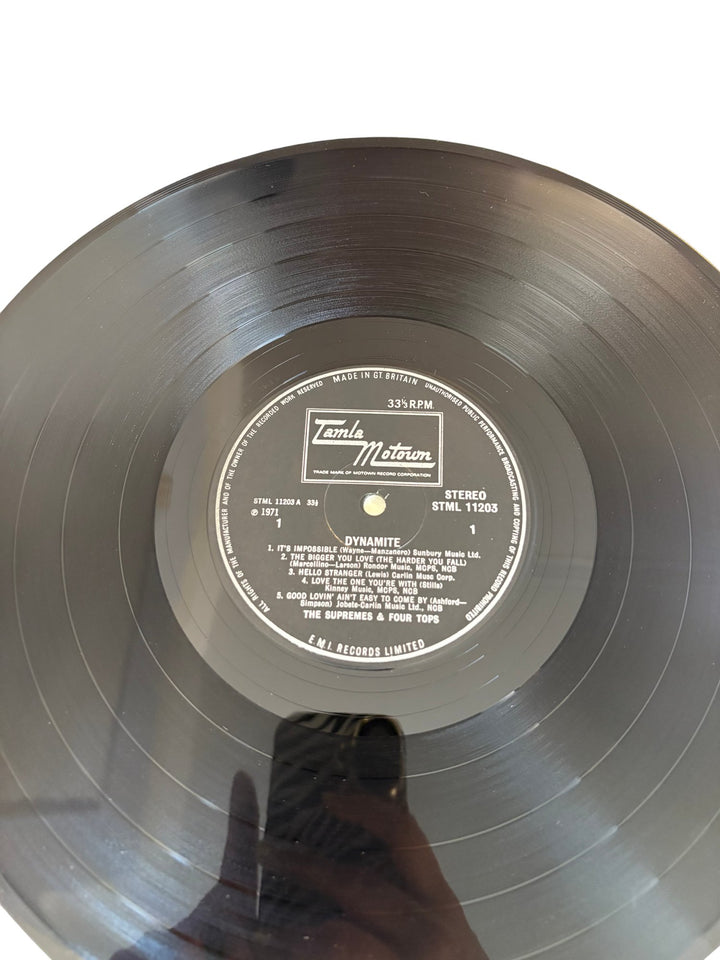 The Supremes & The Four Tops Dynamite Vinyl - Very Good - Think Vintage ltd