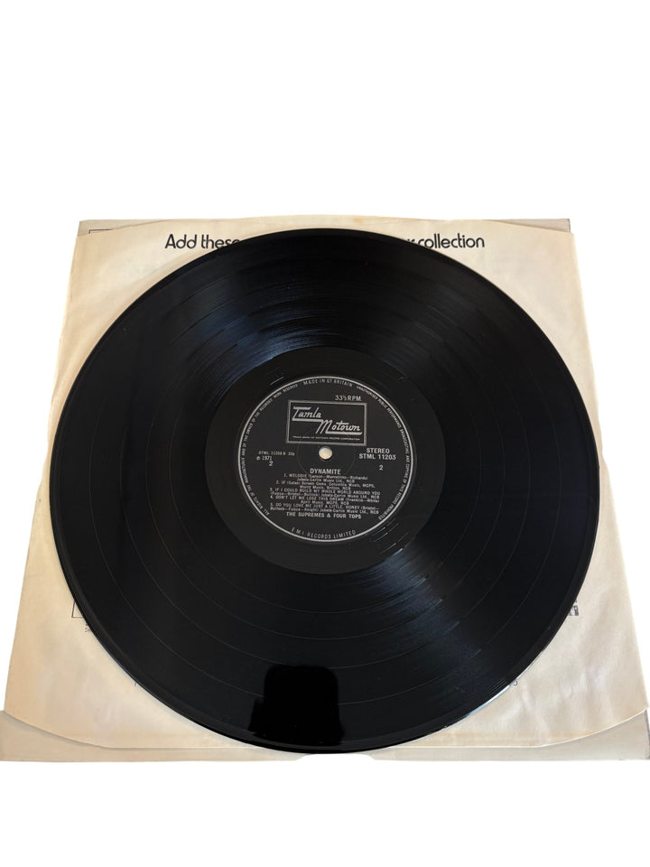 The Supremes & The Four Tops Dynamite Vinyl - Very Good - Think Vintage ltd