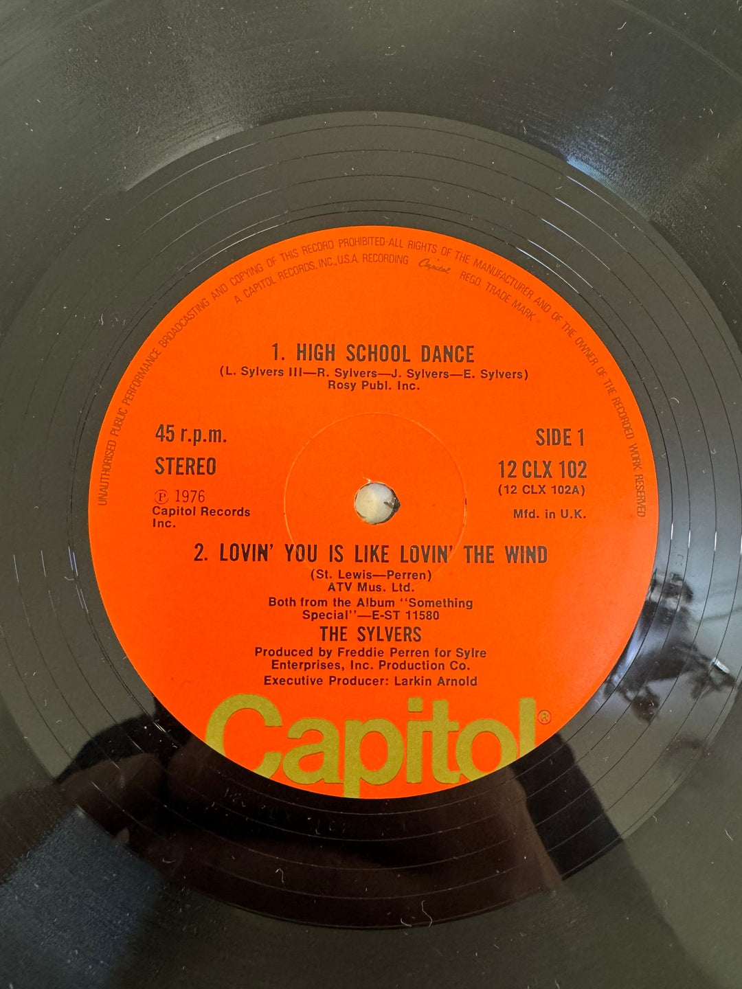 The Sylvers High School Dance 45 RPM Vinyl - Think Vintage ltd