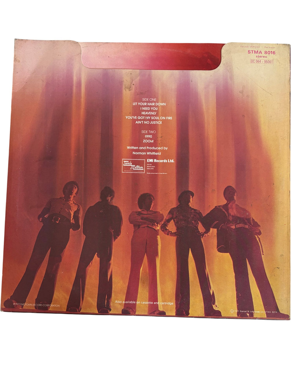 The Temptations 1990 Vinyl Album - Very Good - Think Vintage ltd