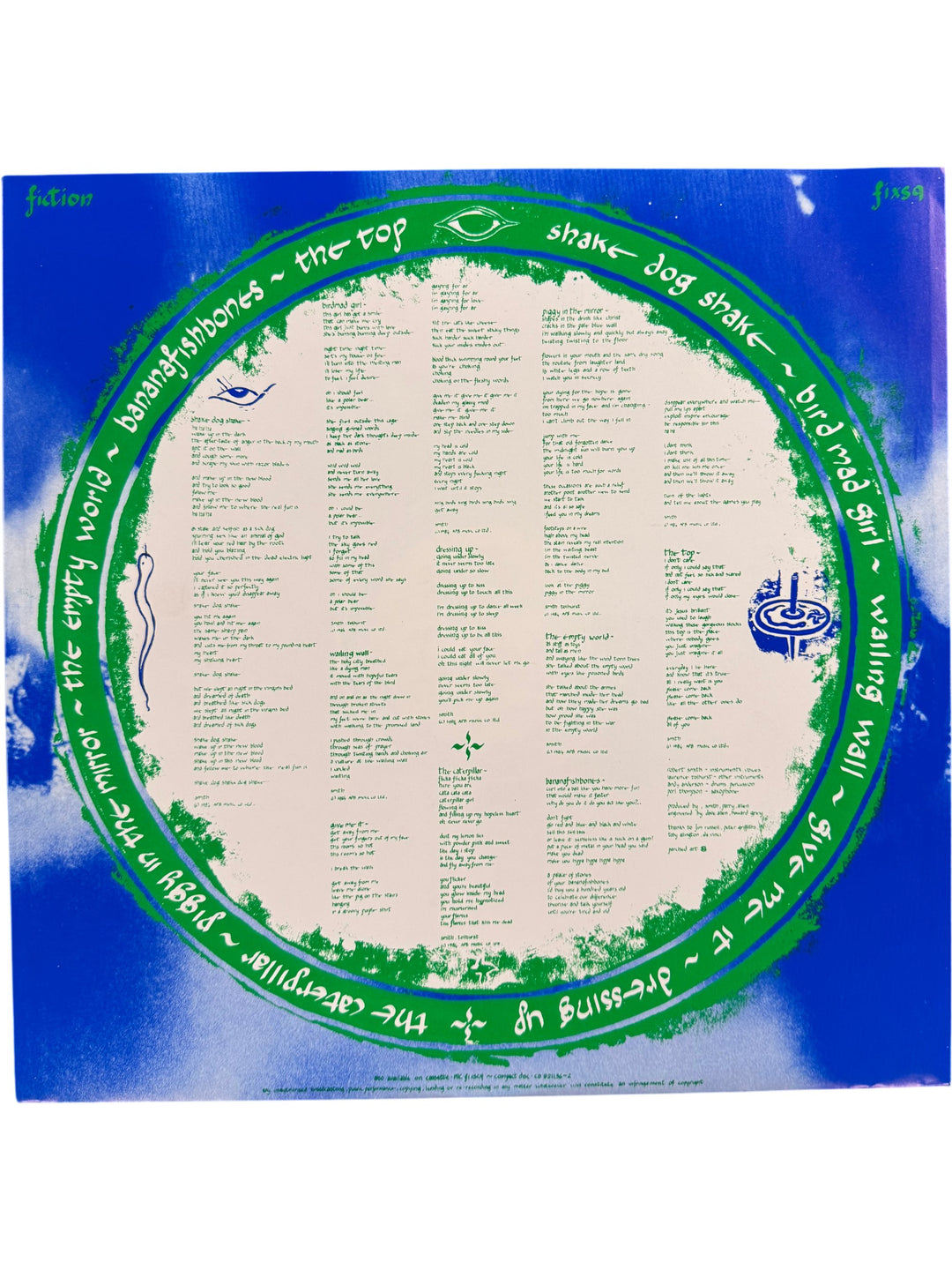 The Top The Cure Vinyl Album LP - Think Vintage Online Ltd