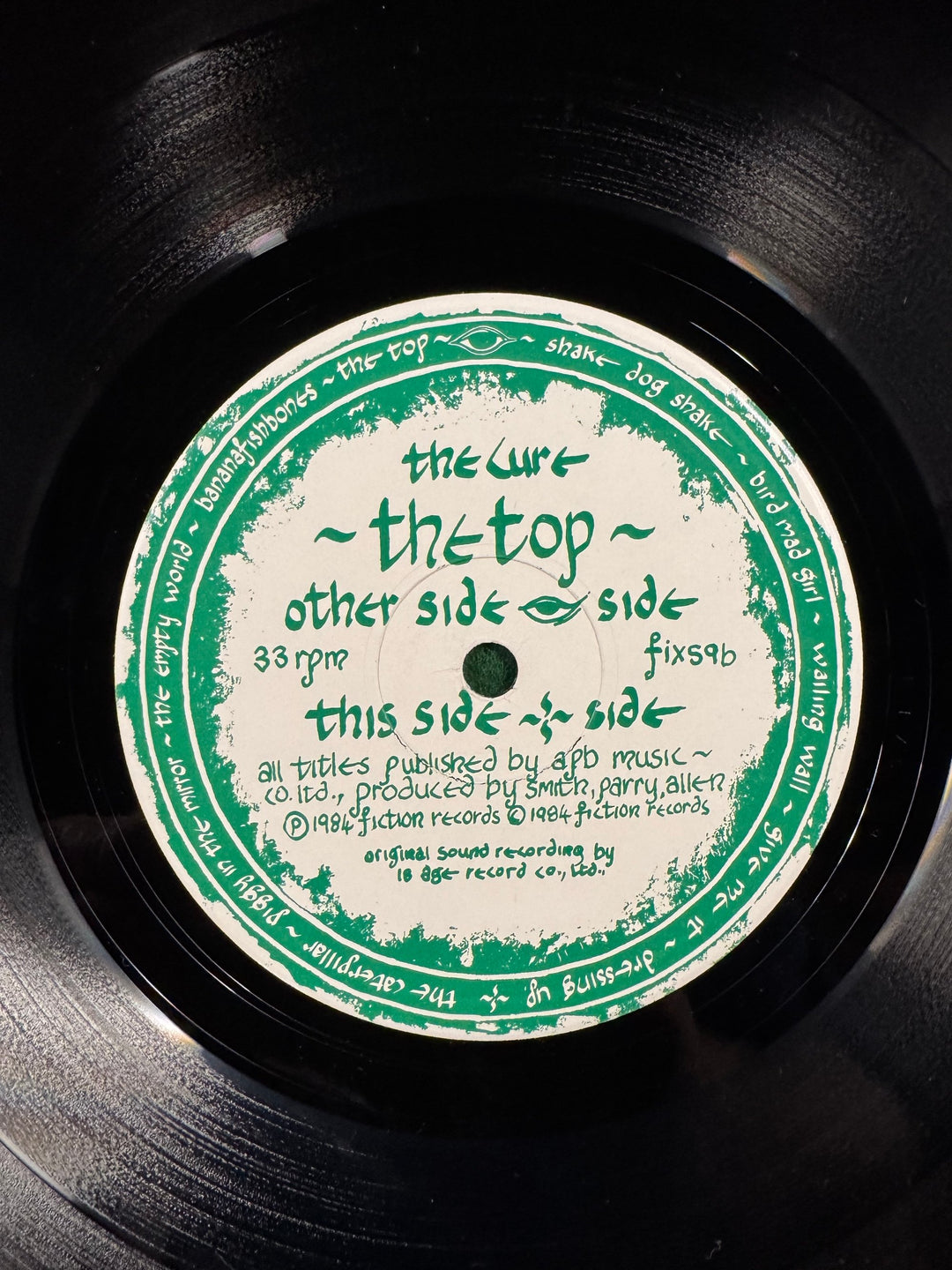 The Top The Cure Vinyl Album LP - Think Vintage Online Ltd