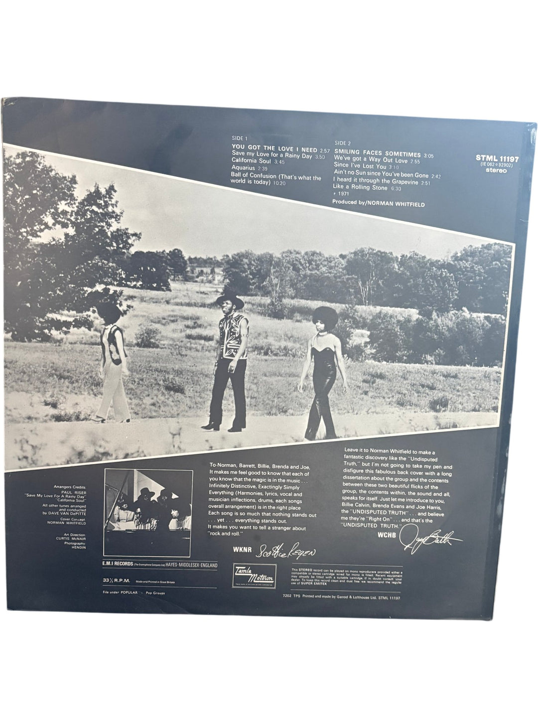 The Undisputed Truth LP by Tamla Motown - Very Good - Think Vintage ltd