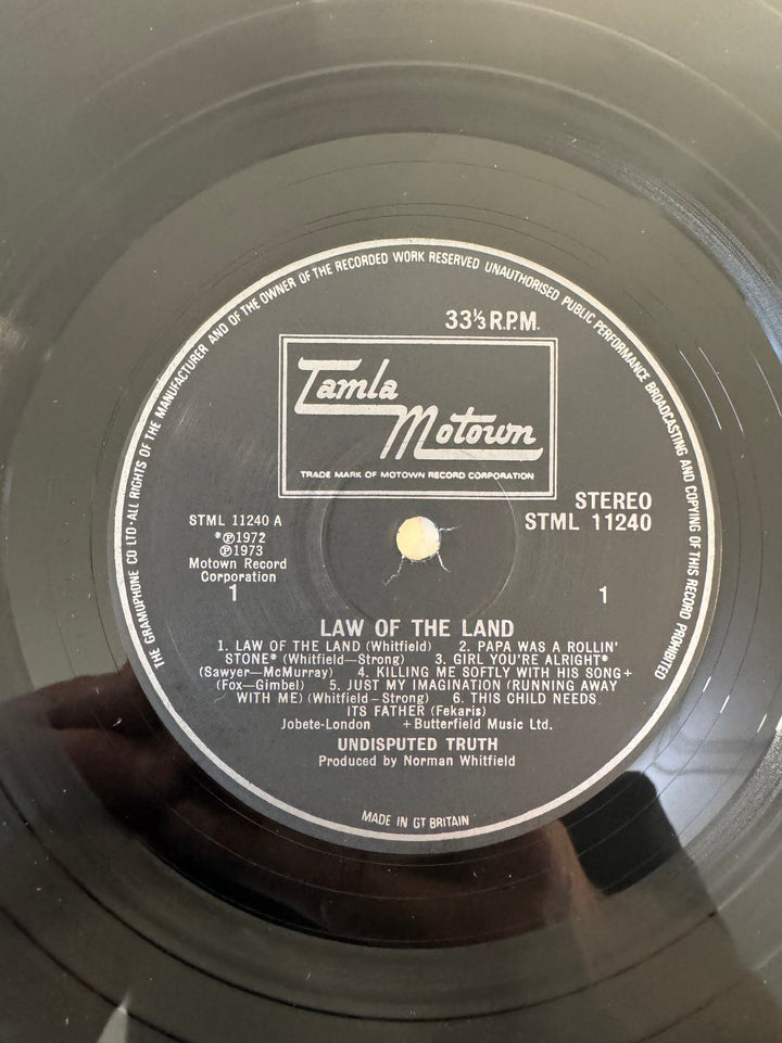 The Undisputed Truth Law Of The Land Vinyl - Think Vintage ltd