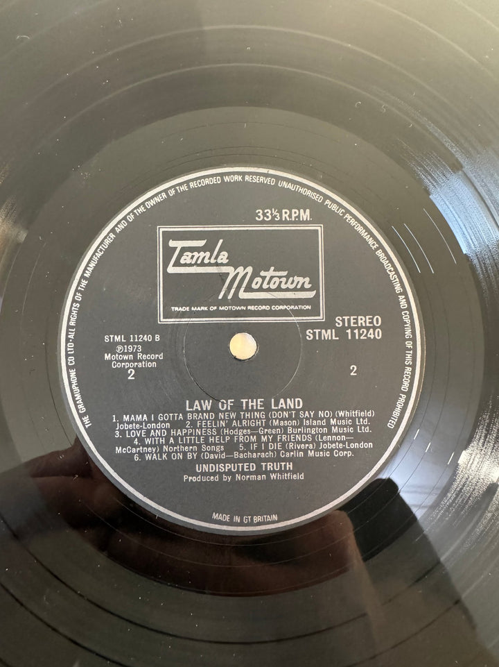 The Undisputed Truth Law Of The Land Vinyl - Think Vintage ltd