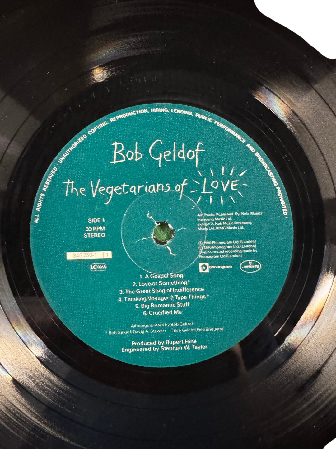 The Vegetarians Of Love Vinyl Record - Think Vintage