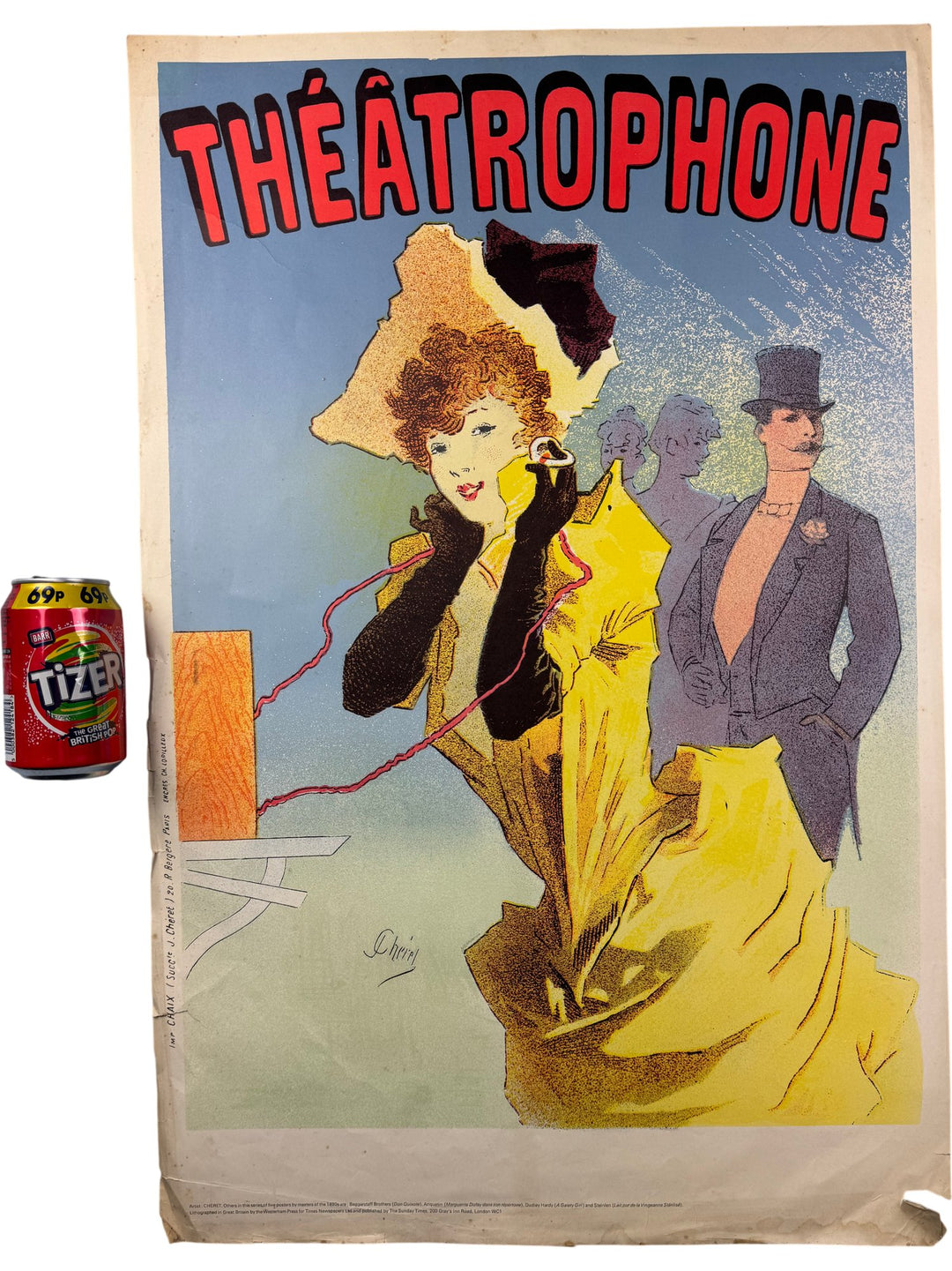 Theatrophone Art Nouveau Poster - Think Vintage ltd
