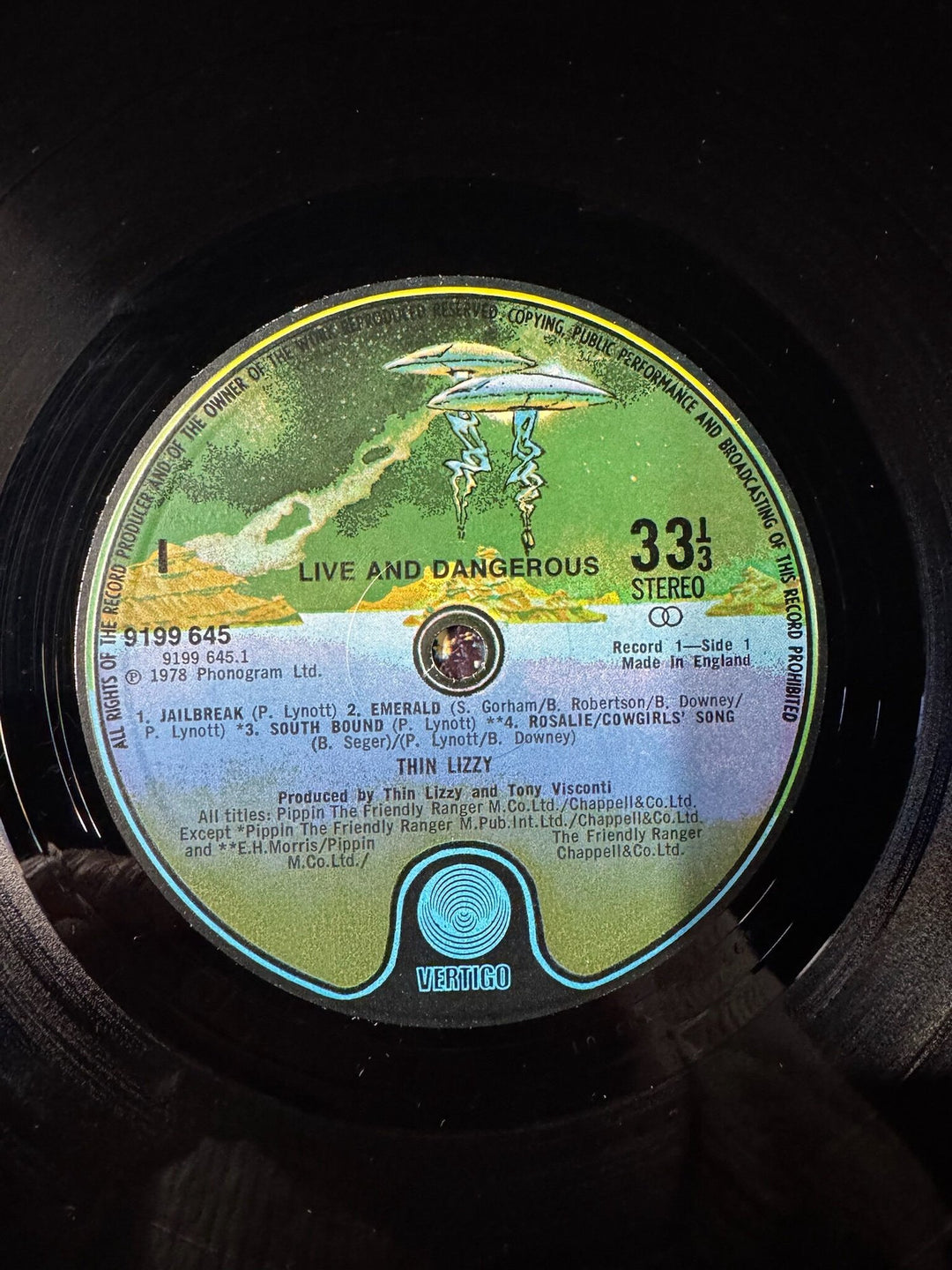 Thin Lizzy Live And Dangerous Record - Good