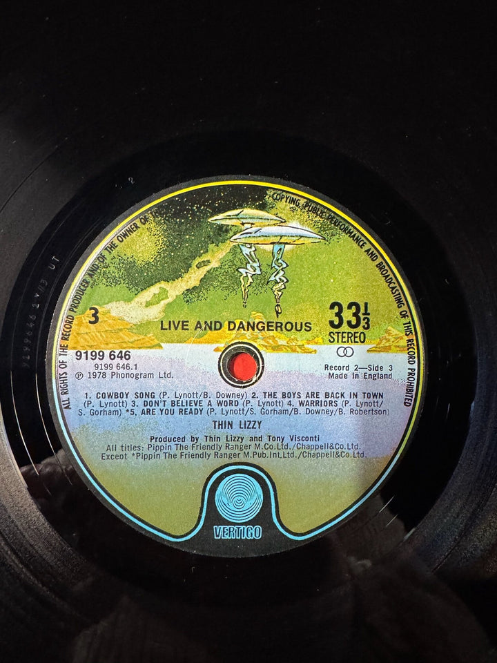 Thin Lizzy Live And Dangerous Record - Good