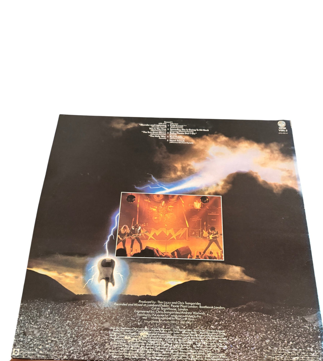 Thin Lizzy Thunder and Lightning Vinyl - Good - Think Vintage ltd