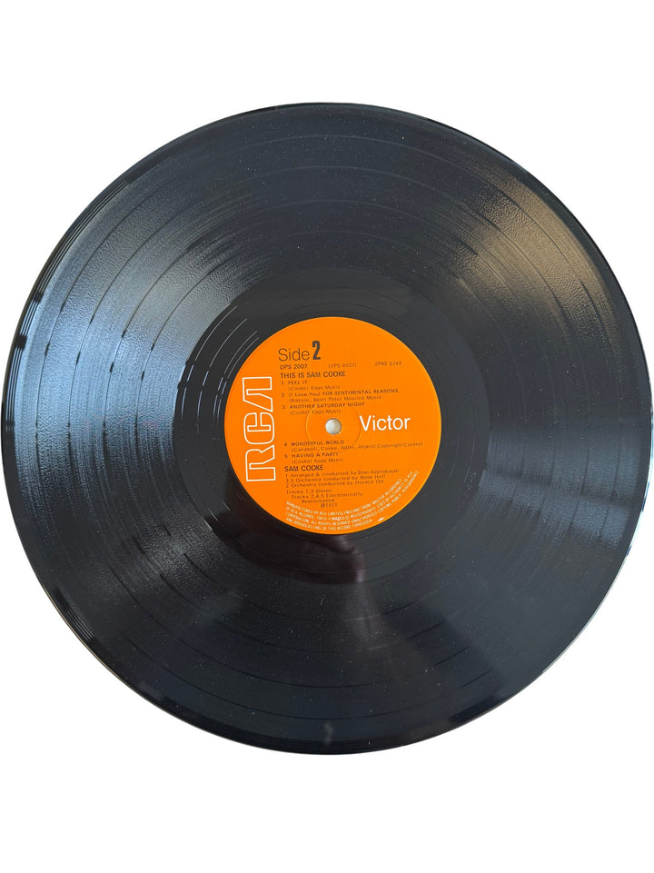 This Is Sam Cooke 1970s Vinyl Record Set - Good - Think Vintage ltd