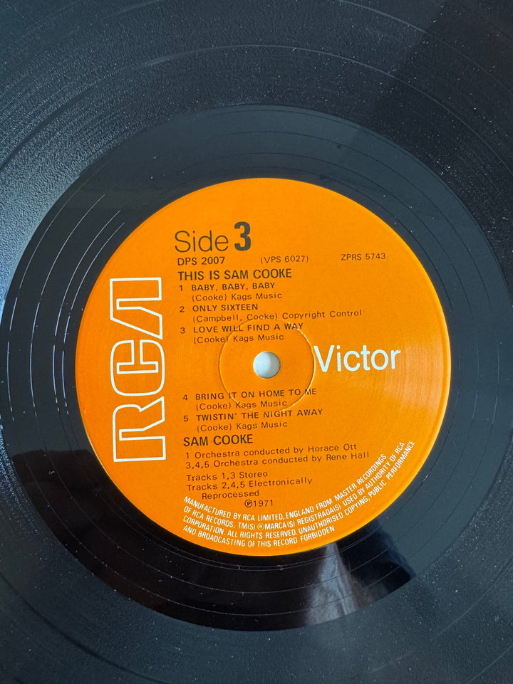 This Is Sam Cooke 1970s Vinyl Record Set - Good - Think Vintage ltd